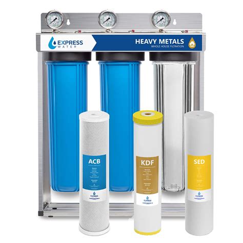 whole house filter remove heavy metals|metal water filters.